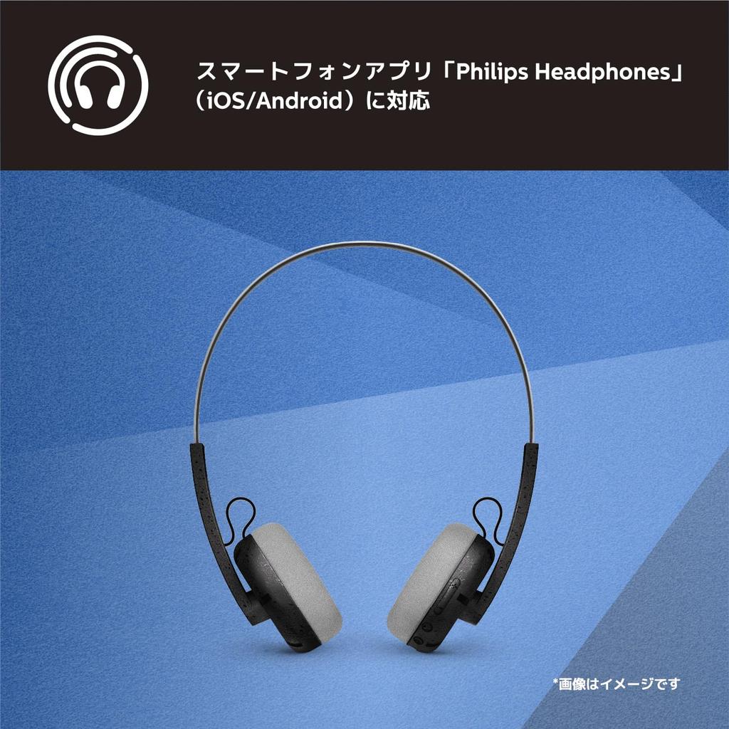 PHILIPS TAH2000 RINGO Bluetooth Wireless Philips Audio 100° Anniversario Anni '80 Retrò Sostituzione Cuscinetti Auricolari Colorati App Fino a 26 Ore di Continuo