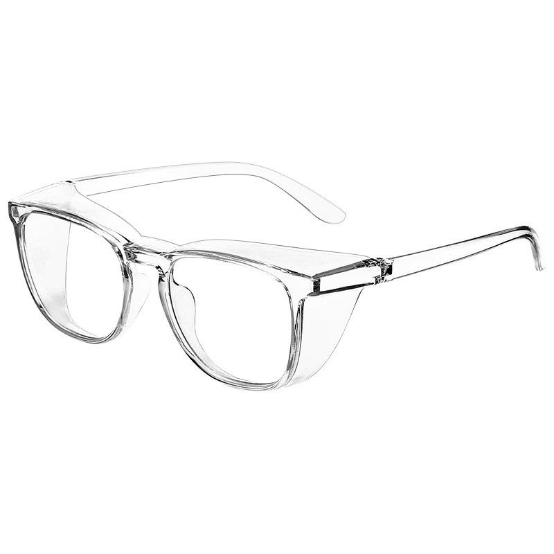 MZ11 Jelly Color HD Anti-Blue Light Glasses: Transparent, Windproof, Sandproof, Japanese Style