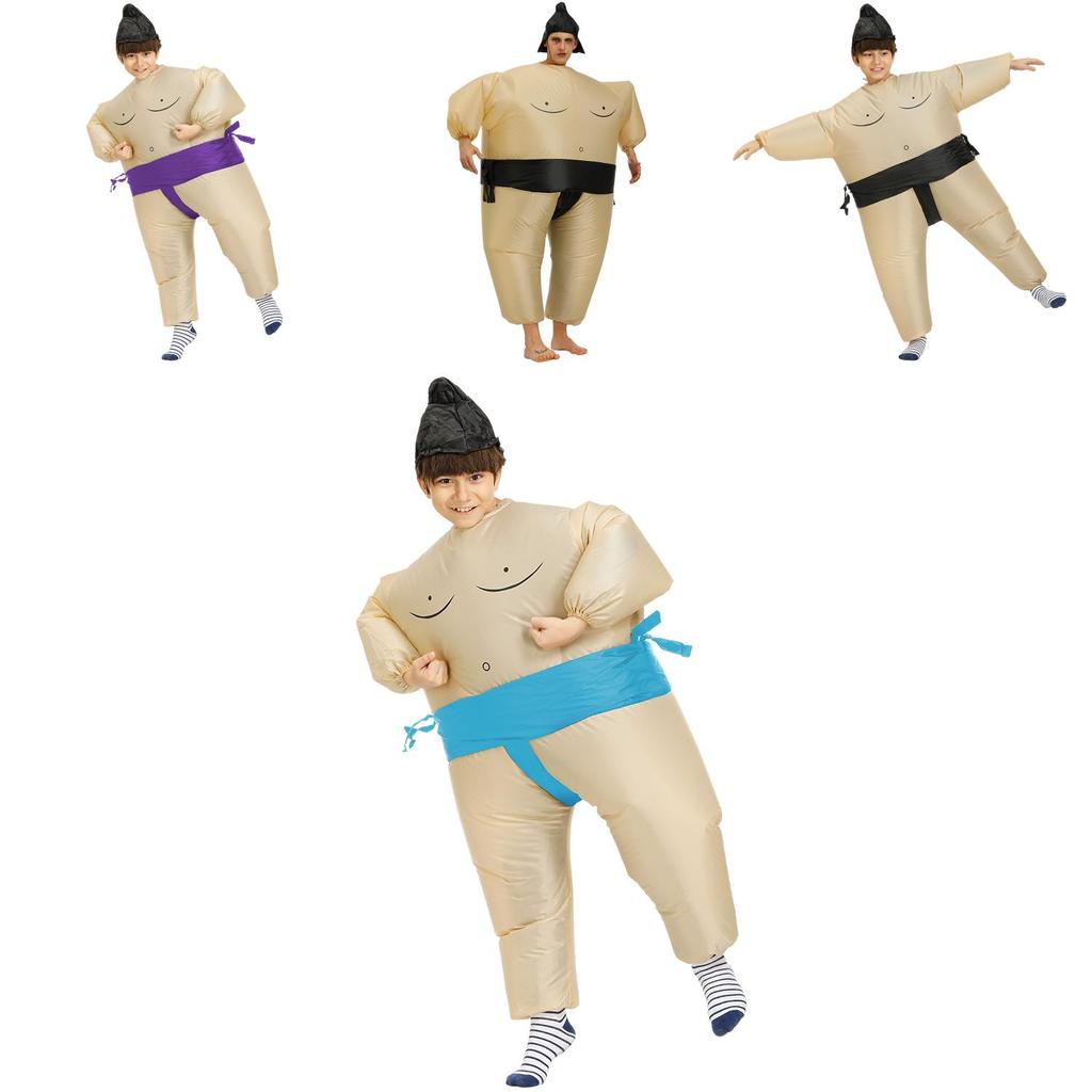 Fun And Quirky Sumo Wrestler Inflatable Costume Perfect For Parties And Cosplay
