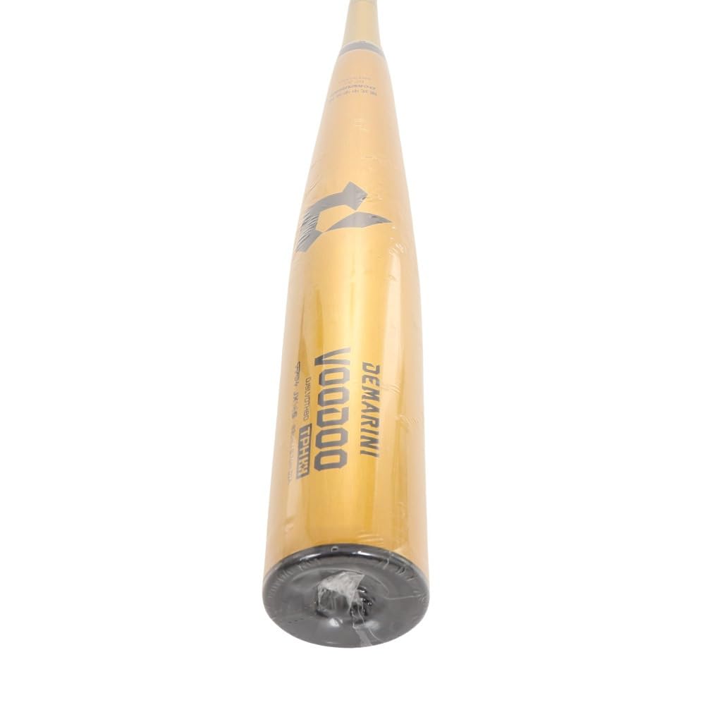 DeMARINI Junior High School Hardball Dimarini Voodoo TPH Baseball Junior High School Hardball Metal Bat 24SS WBD2498010 Yellow Gold H/H