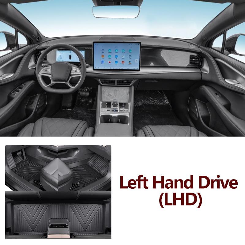 LHD Car Floor Mat For BYD Sealion 7 Accessories 2024 2025 2026 TPE Waterproof Foot Pad Liner Carpet Rugs Cushion Auto Interior