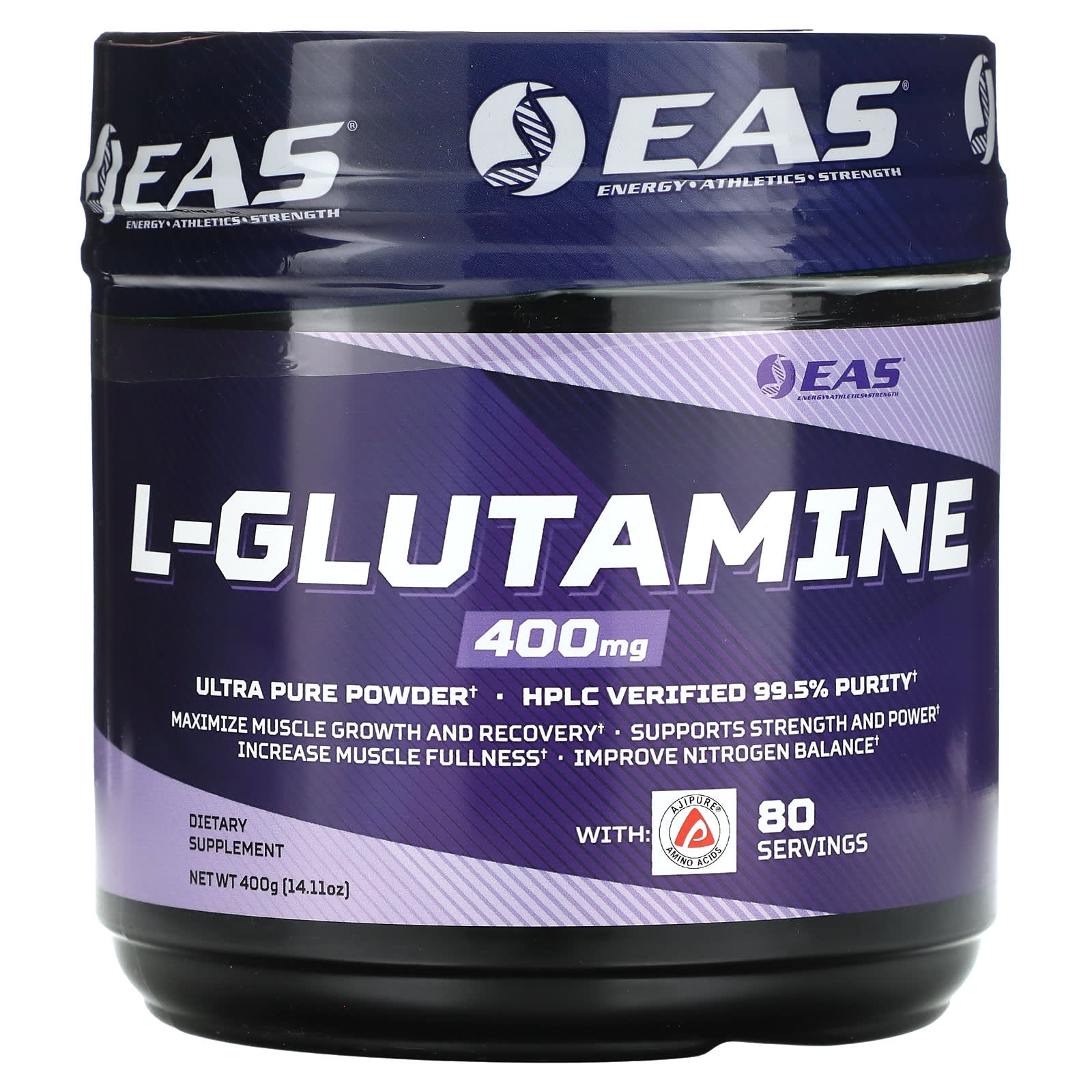 

EAS, L-Glutamine, 400 g (14.11 oz)