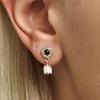 Cannele Black Spinel Earrings