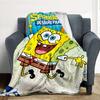 Spongebob Flannel Blanket Throw Blanket Soft Warm Sofa Bed Camping Car Home Decor Unique Christmas Gift C9301380