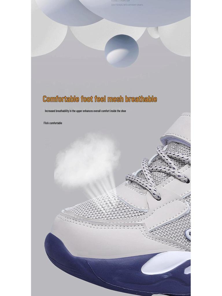 Neue atmungsaktive Jungen-Laufschuhe für den grenzüberschreitenden Gebrauch, leicht, rutschfest, lässig - Koreanischer Stil Mode