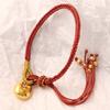 New Chinese Style Woven Bracelet Simple Braided Handstring Exquisite FU Bag Pendant  Hanfu