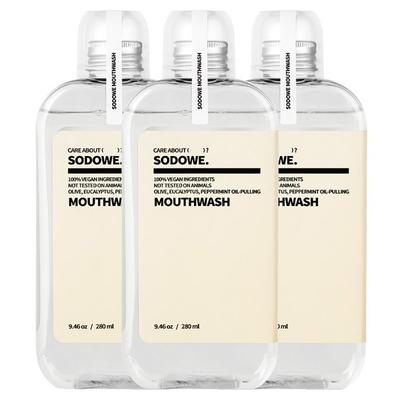 Soduwi Oil Pulling Mouth Wash, 280ml, 3 Units