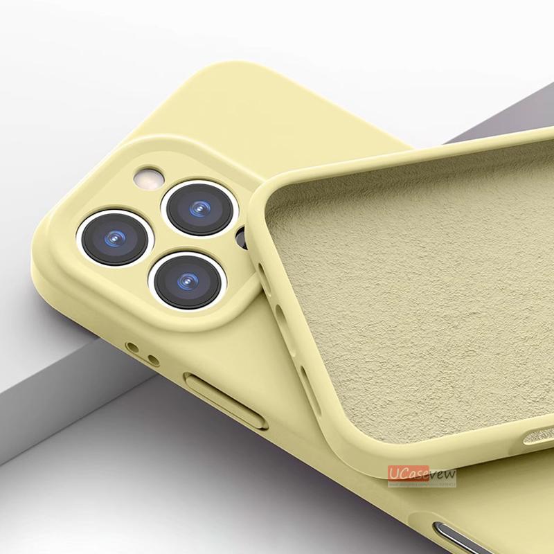 Funda magnética de silicona líquida para iPhone 14 15 11 12 13 16 Pro Max Plus, suave, a prueba de golpes, con carga inalámbrica y cubierta protectora.