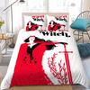 S-Scarlet W-Witch Duvet Cover Set Home Style Bedding Soft Laundry Cotton Bed 3 Piece Set Student Dormitory Gift