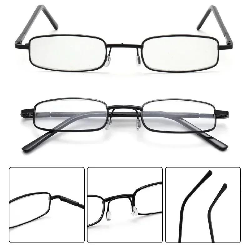 Men Pen Holder Reading Glasses Ultra Light Portable Presbyopic Eyewear Spring Frame High-definition Anti Blue Light Eyewear