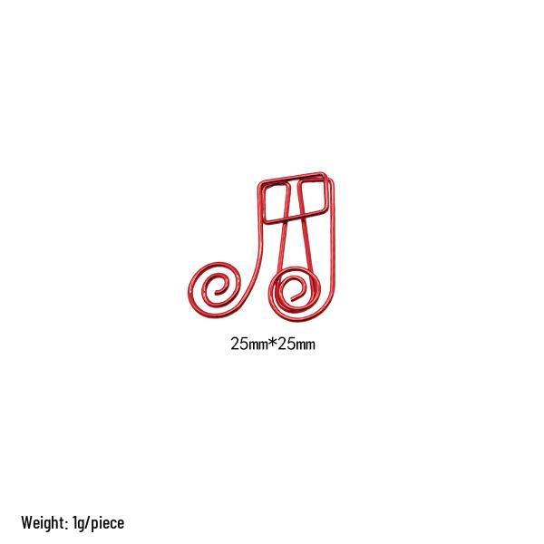 Electroplated Cartoon Insect & Plant Paper Clip Set for Organization