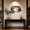 Wall Fishing Decor - Hanging Fish Sculpture for Living Room Entryway, Home Wall Ornament