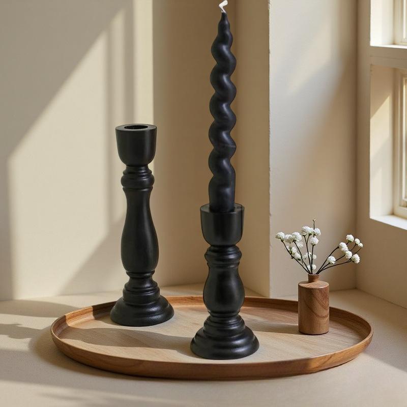 Roman Column, Retro French Style, High - End Scented Candle Holder Base for a Candlelit Dinner