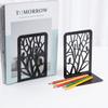 Non-Skid Hollow Out Storage Bookrack Book Stand Book Support Book Ends Desk Organizer Holder