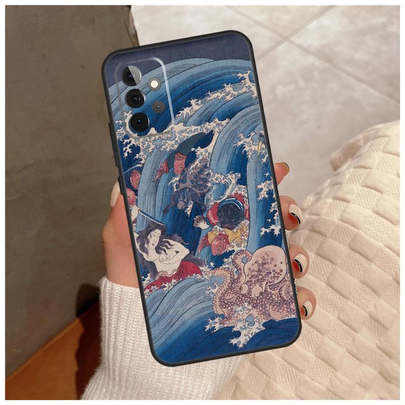 

Japanese Pub Wave Anime Art For Samsung Galaxy A12 A32 A52 A22 A16 A26 A36 A56 A06 A55 A35 A15 A54 A34 A14 A13 A53 Case Samsung A26
