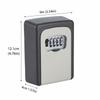 High Security Aluminum Alloy Key Lock Box 4 Digit Password Secure Password Lock Box Sturdy Durable Key Storage Box Home Use