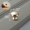KAK Zinc Alloy Bright Gold Cabinet Pulls Light Luxury Stylish Kitchen Handles for Furniture Drawer Knobs Cabinet Hardware