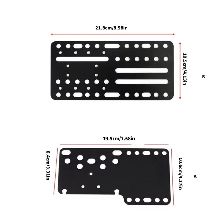 Aluminum Gaming Handbrake Mounting Bracket Quick Install USB Adapter Plate For G27 G29 T500 PC Racing Simulation