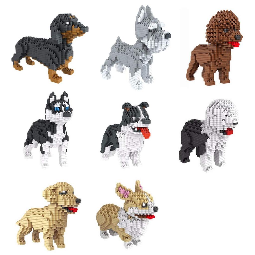 Andux Space Mini Bausteine, Bristol Bausteine, Sensorisches Spielzeug, Bausteine für Kinder ab 6 Jahren, Geburtstagsdekoration, KLJM-02 (Pudel 950 Teile)