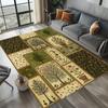 Patchwork Carpet Mat Rug Geometric Floral Ethnic Colorful Butterfly Durable Home Decoration Living Room Dining Room Floor Mat