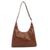 Stylish Solid Color Tote Bag With Zipper Closure And Phone Pocket For Women