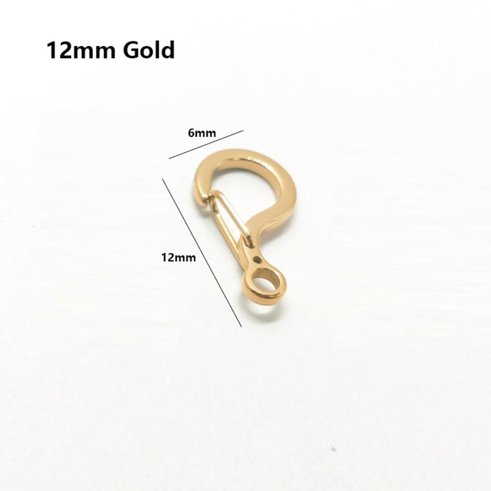 Small Size Key Chain Buckle Titanium Alloy Spring Connecting Buckle  DIY Accessories