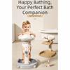 Adjustable Baby Bath Stand Non-Slip Infant Bath Support Baby Standing Shower Stand  Household Use