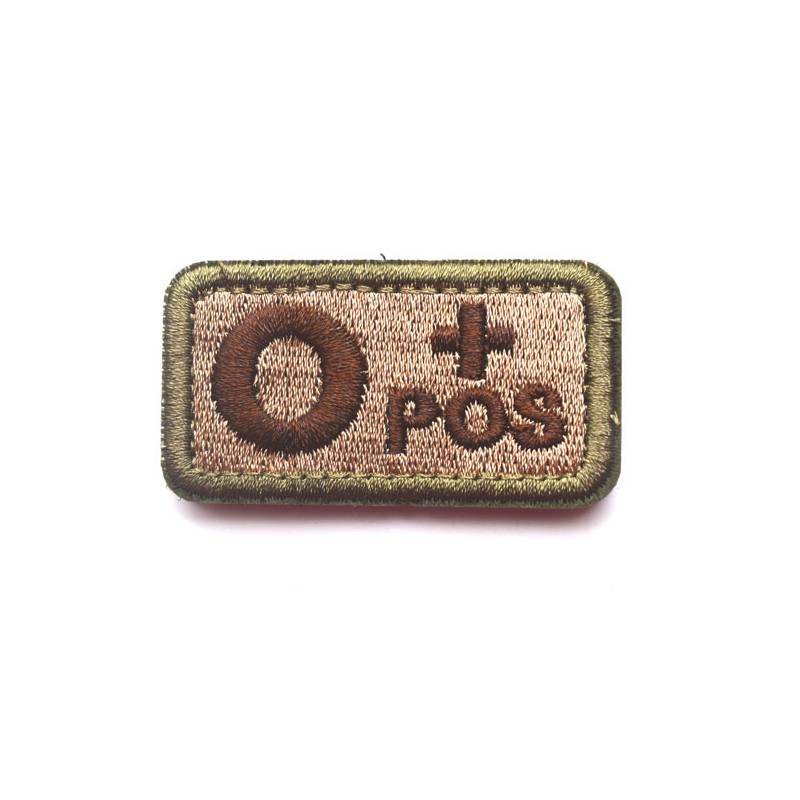 Badge Blood Type Velcro Embroidery Patch Clothing Backpack Accessory Decoration