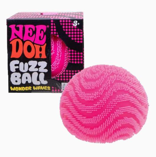 Fuzz Ball Squishy Fidget Toy Squeezable Soft Pompom Stress Relief Velvet Textured Sensory Relaxing Blind Box