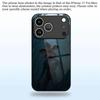 Creative Design Tempered Glass Phone Case Suitable for iPhone17 16 15 14 13 12 11Pro/Max/Plus Anti Drop and Shockproof Backcover