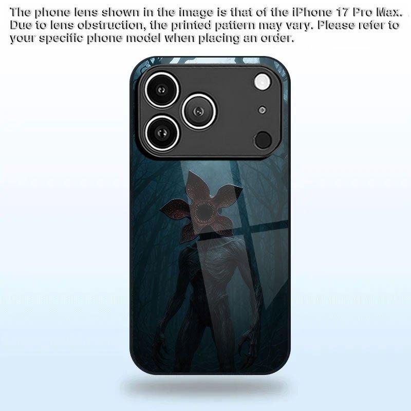 Creative Design Tempered Glass Phone Case Suitable for iPhone17 16 15 14 13 12 11Pro/Max/Plus Anti Drop and Shockproof Backcover
