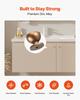 Cabinet Knobs, 12 Pack, 25 Mm Zinc Alloy Drawer Pulls Door Handles, Round Kitchen Dresser Solid Knobs Cupboard Hardware with Screws for Bathroom