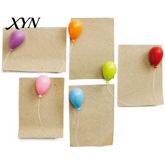 Whiteboard Magnets 6Pcs/Set 3D Balloon Refrigerator Magnet, Shape Memo Photo Office Magnetic Decor Holder Decorative Magnet for Locker Fridge