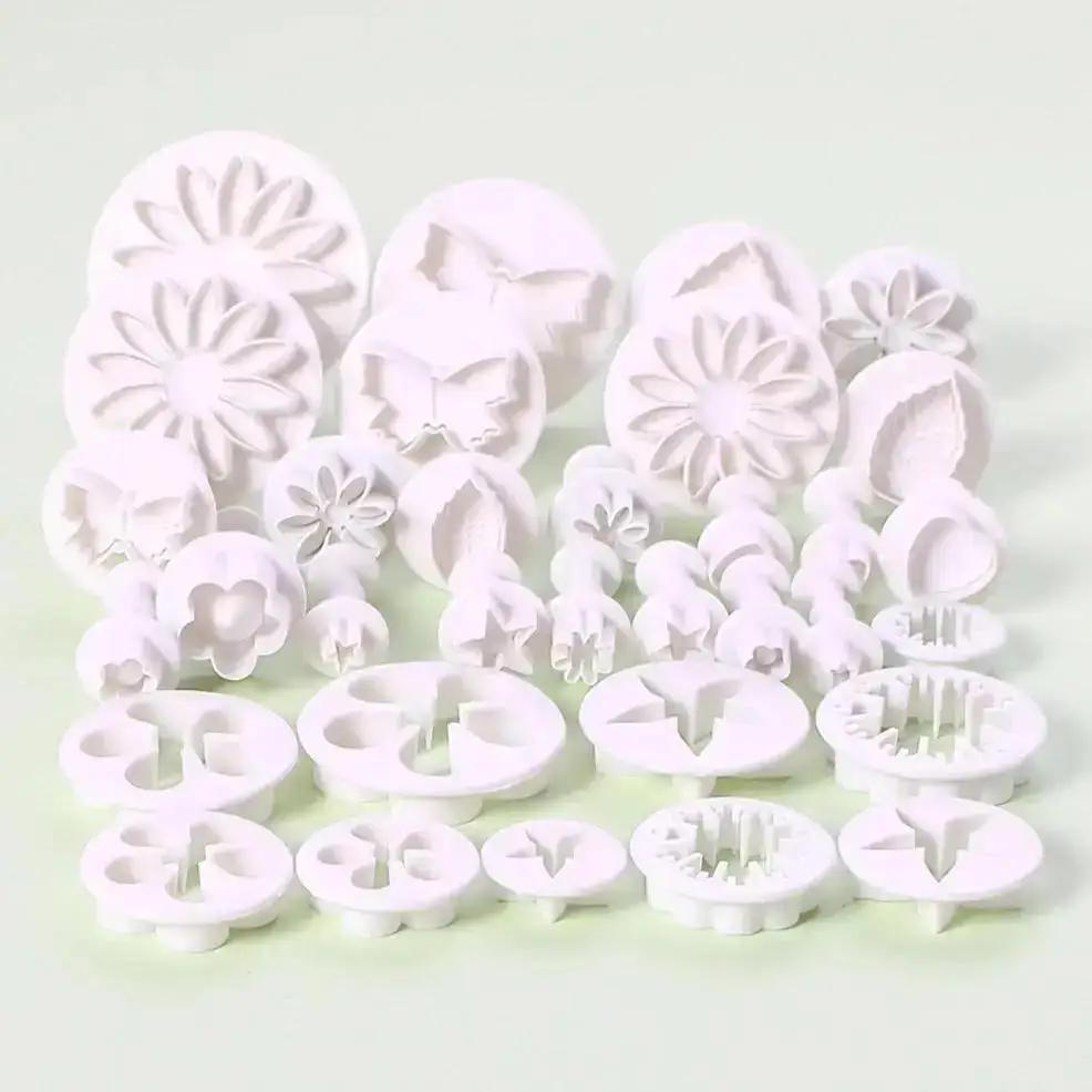 

33PCS/set Creative DIY Baking Dessert Embossing Mold Kitchen Baking Cake Flower Decoration Mold Biscuit Candy Mold Wholesale