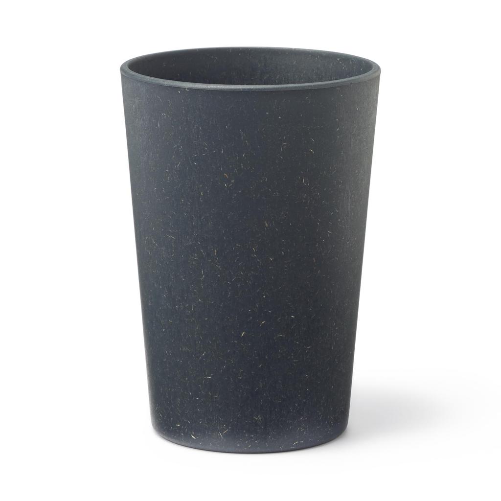 MUJI Cups Made from Palm Set of 76014225 Microwave-Safe Offcuts, 2, Black,