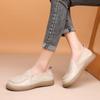 Genuine Leather Women Flats Woman Casual Shoes Loafers Female Slip-on Boat Shoes,Mother's Shoes