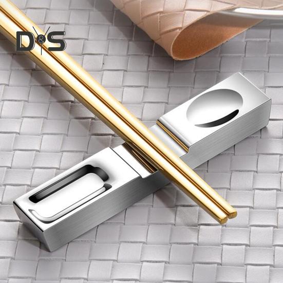 Heat Resistant Chopstick Rest Polished Universal Glossy Mirror Surface Chopsticks Support Kitchen Tools