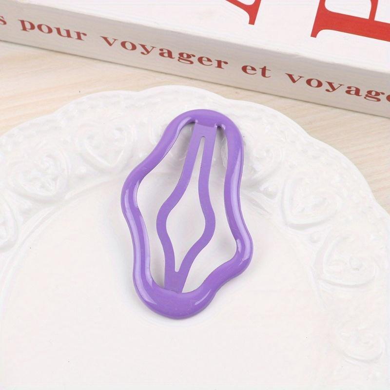 1 PCS Wave - Shaped Hair Clips Set - Minimalist & Chic Hair Accessories for Women  Assorted Colors, Perfect for Securing Bangs