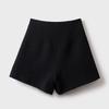 Pantaloni scurți din tweed Fusta cu pantaloni groși și subțiri pentru femei
