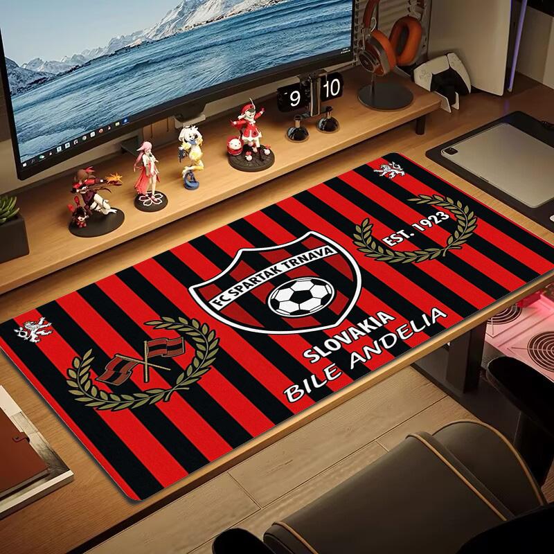FC Spartak Trnava Color Mouse Pad Large Gaming Table Cushion Non-slip Laptop Tablet Big Mousepad XXL Mat Mini PC Playmat With Lock edge
