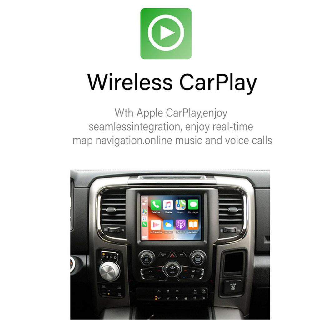 Sinairyu Trådløs CarPlay-kompatibel for Dodge Charger Ram Challenger Journey 8,4 tommer Android Auto Mirror Car Play Ettermonteringssett