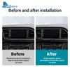 Real Soft Carbon Fiber Sticker For Seat Leon 2017 2018 2019 LHD RHD Car Side of Central Control Frame Trim Interior Accessories