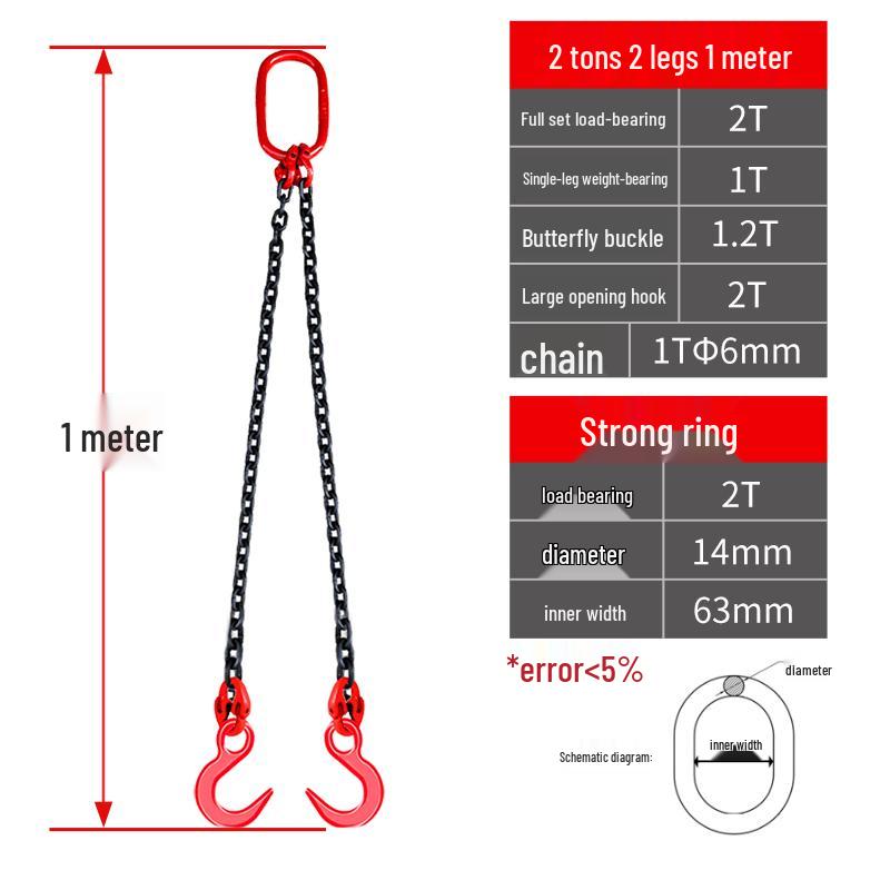 

Heavy Duty Lifting Sling with Open Hook
