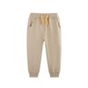 New Children's Fashionable And Casual Leg Tied Multi Pocket Pants Solid Color Casual Pants