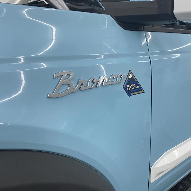 3D Decals Emblems Fender Sticker Tail Label Letters Badge Car Style for Ford Bronco Sport 2025-2025 Decoration Car Accessories