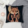 S-Sailor Moon Double-Sided Printed Square Pillow Cover Decorative Cushion Cover For Sofa Bedroom Bedside
