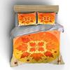 Autumn Leaf Pattern Decoration Set Soft Comfortable Duvet Cover Bedding Set Included 1*Duvet Cover & 2*Pillowcases Gift