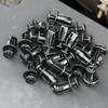 30-5pcs Expansion Screws for Car Licence Plate Fixing Nuts Metal Rivet Panel License Plate Clamp Lock Jack Nuts M4 M5 M6