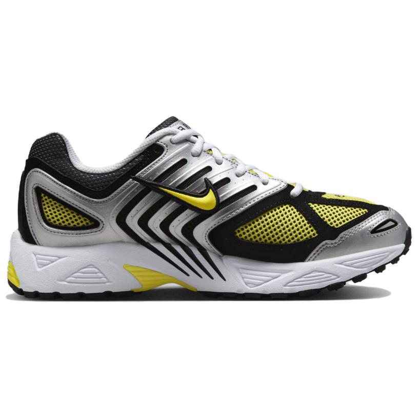 Nike Air Pegasus 2K5 Metallic Silver Black Opti Yellow Women Sneakers White HQ5718-100