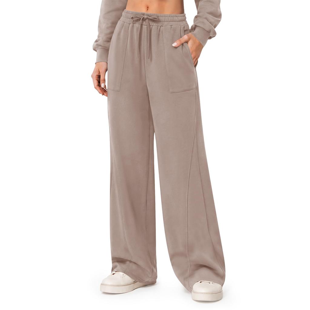Women's Wide Leg Sweatpants Casual Athletic Pants for Spring and Fall